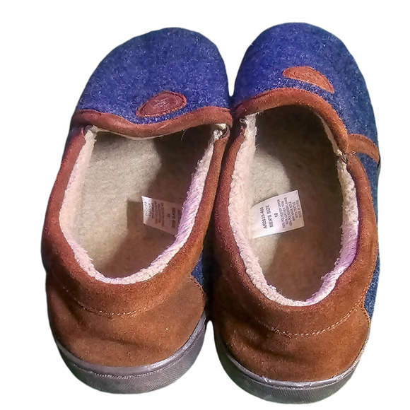 Ariat navy Lincoln sherpa lined slipper size 10 - Picture 6 of 14